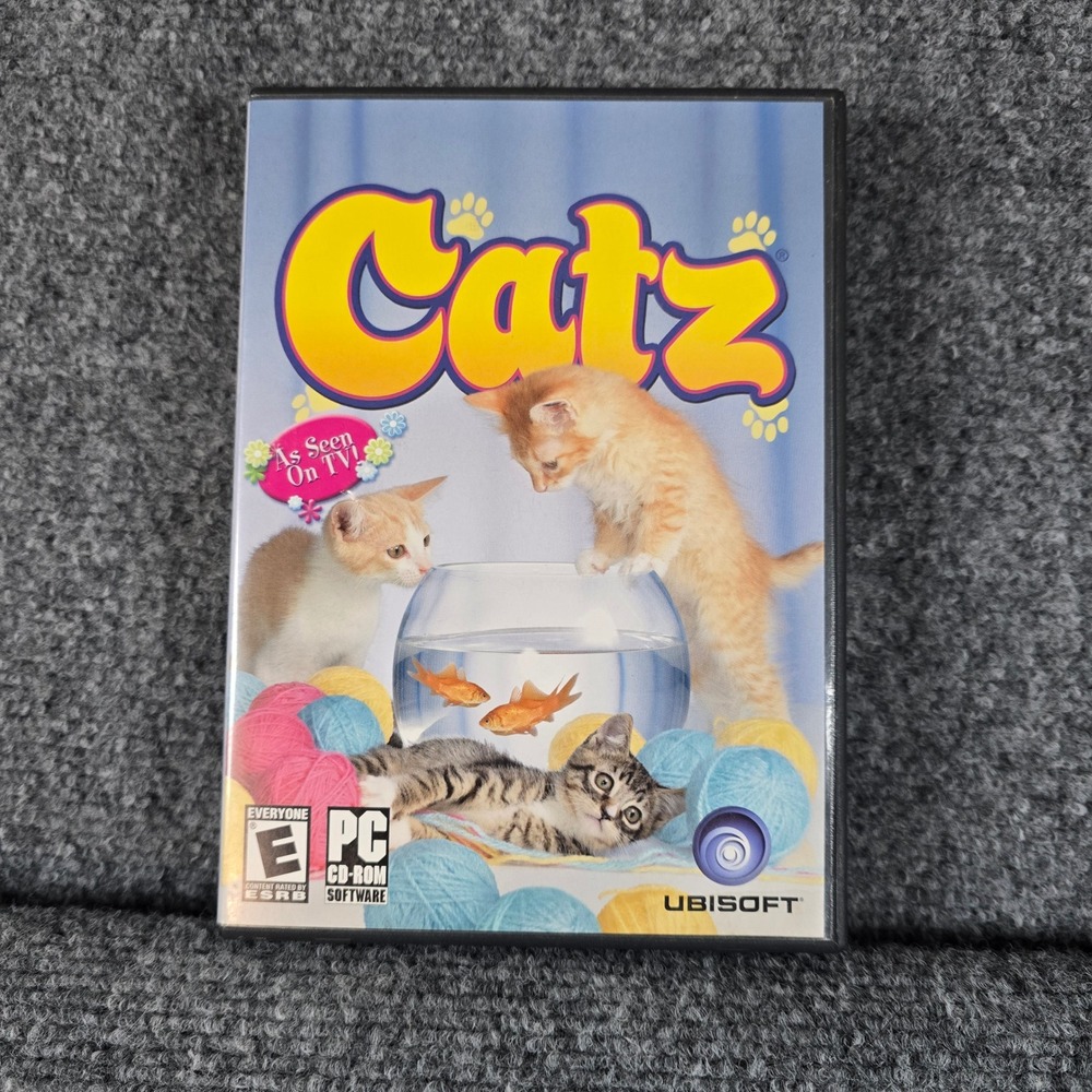 Catz PC CD-ROM Game Virtual Pet Simulation Ubisoft‎ Windows XP